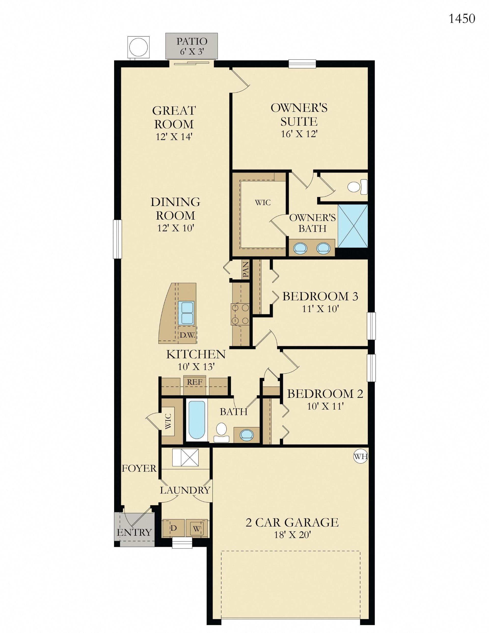 The Flatwoods at Babcock Ranch in Babcock Ranch, Florida Alderwood Floor Plan